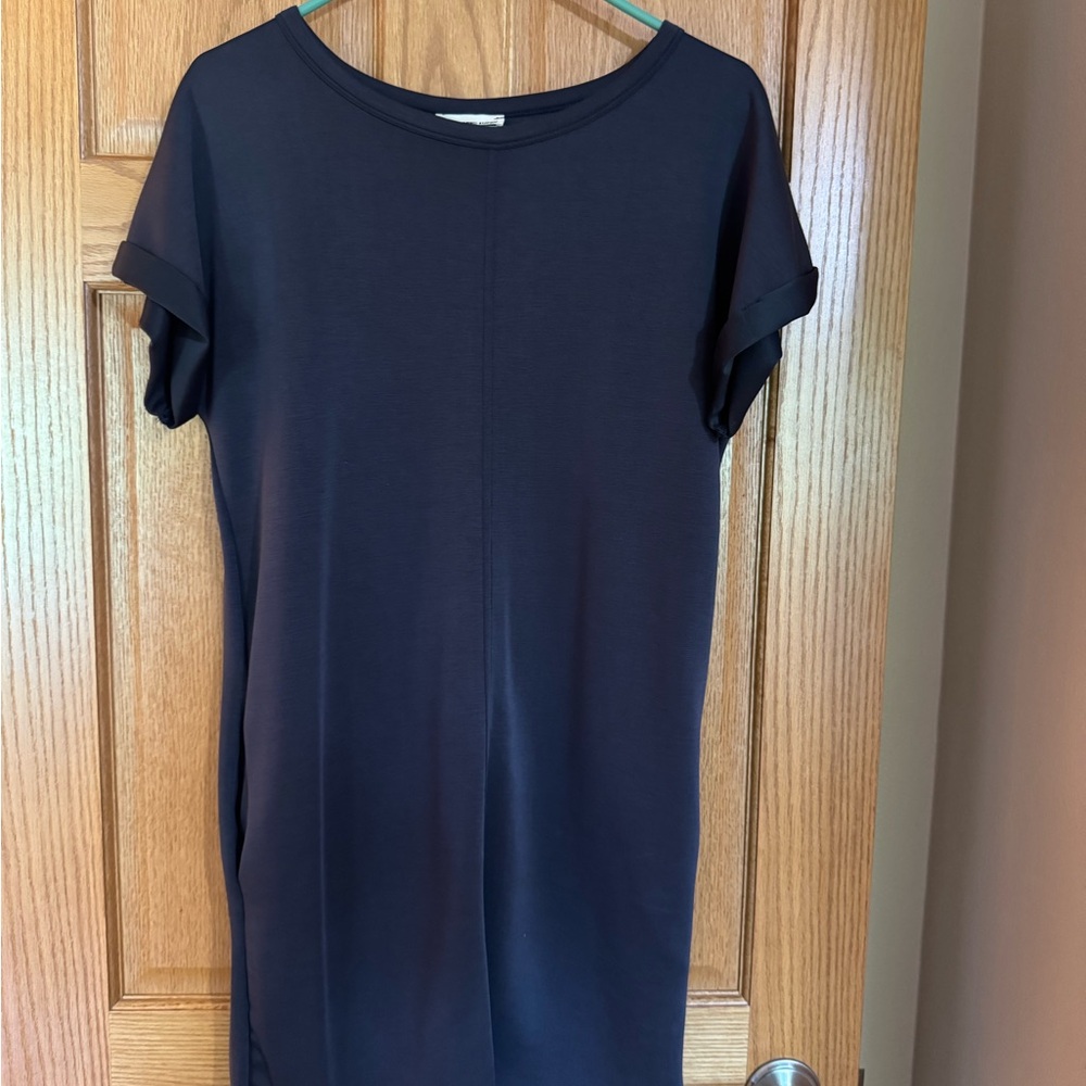 NWT - Short Sleeve Shift Dress - Dark Grey - Size Medium